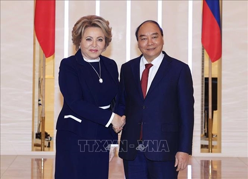 Chủ tịch nước Nguyễn Xuân Phúc: Việt Nam luôn coi Nga là ưu tiên hàng đầu trong chính sách đối ngoại của mình